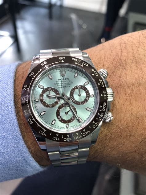 rolex daytona blu video prezzo|rolex platinum watches.